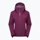 Women's rain jacket Rab Downpour Light mulberry