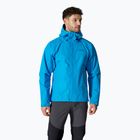 Rab Downpour men's rain jacket maya blue