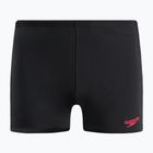 Men's Speedo Tech Panel Aquashort swim boxers black and red 8-00303514539