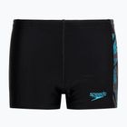 Speedo HyperBoom Placement children's swim trunks black/bolt/dove grey