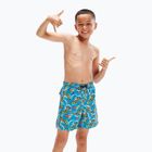 Children's Boys Printed 15" Watershort Bolt/bright yellow/salso/lawn swim shorts