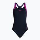 Speedo Hyperboom Splice Flyback women's one-piece swimsuit navy blue 8-00305015158