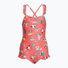 Speedo Digital Frill Thinstrap Children's One-Piece Swimsuit Orange 8-1288115155