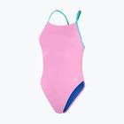 Speedo women's swimsuit Solid Tie Back pink/blue