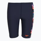 Children's swim jammers Speedo Allover Panel Jammer navy/true cobalt/volcanic orange/hypersonic blue
