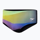 Men's Speedo Allover Digital Brief swim briefs black/sweet purple