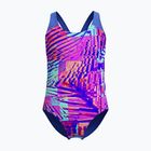 Children's one-piece swimsuit Speedo Digital Allover Splashback cobalt pop