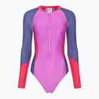 Women's one-piece swimsuit Speedo Colour Block neon violet