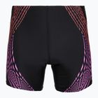 Men's swim jammers Speedo Duo Logo Print Mid Jammer black/coral sands/neon violet