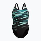 Women's one-piece swimsuit Speedo Hyperboom Placement Muscleback dark teal