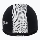 Swim cap Speedo Boom Endurance+ black/white boho diamonds