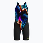 Speedo Fastskin Endurance+ Max Openback Kneeskin lava blur children's one-piece swimsuit