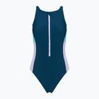 Speedo women's one-piece swimsuit Zip Colorblock dark teal