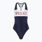 Speedo Colourblock Racerback women's one-piece swimsuit peacoat
