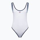 Speedo Solid Bound Scoop white women's one-piece swimsuit