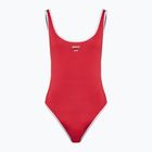 Speedo women's one-piece swimsuit Solid Bound Scoop high risk red