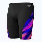 Speedo Men's Allover Digital V-Cut Swim Jammer razor sharp/diva