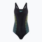 Speedo Placement Muscleback hyper yellow one-piece swimsuit