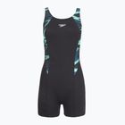 Ladies' one-piece swimsuit Speedo HyperBoom Splice Legsuit dark teal