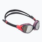 Women's swim goggles Speedo Biofuse 2.0 Mirror vintage fog / steel / silver mirror