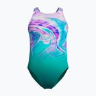 Children's one-piece swimsuitSpeedo Printed Pulseback turquoise gem