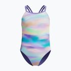 Children's one-piece swimsuit Speedo Printed Twinstrap purple fog