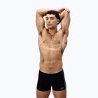 Men's swim boxers Speedo Endurance+ Tech Panel Aquashort black/turquoise gem