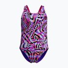 Children's one-piece swimsuit Speedo Digital Allover Leaderback flare pink
