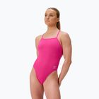 Women's one-piece swimsuit Speedo FL Solid V-Back flare pink