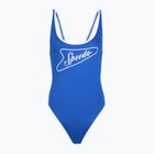 Women's one-piece swimsuit Speedo Solid Bound Scoop turkish sea/bright white