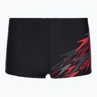 Boys' swim boxers Speedo Medley Logo Aquashort Anthracite/Hrr