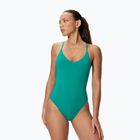 Women's one-piece swimsuit Speedo Solid V-Neck peacock teal