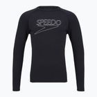 Men's swimming longsleeve Speedo Endurance+ Logo Rash Guard anthracite