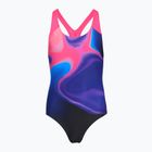 Children's one-piece swimsuit Speedo Digital Placement Splashback pink/anthracite
