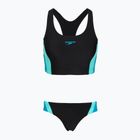 Ladies' one-piece swimsuit Speedo Colourblock Splice 2.0 anthracite/mayanblue