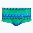 Men's swim boxers Speedo ML Printed 13.5 cm Brief quilted triangles/lagoon blue
