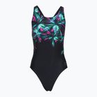 Ladies' one-piece swimsuit Speedo FL Placement Printed Powerback firework burst/black
