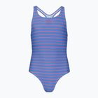 Children's one-piece swimsuit Speedo Stripe Print Medalist periwinkle blue