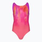 Children's one-piece swimming costume Speedo Print Pulseback pink/neon violet