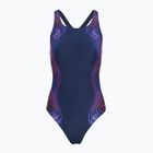 Ladies' one-piece swimsuit Speedo Print Medalist peacoat