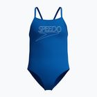 Children's one-piece swimsuit Speedo Endurance+ Logo Thinstrap turkish sea
