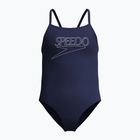 Children's one-piece swimsuit Speedo Endurance+ Logo Thinstrap peacoat