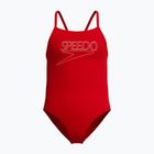 Children's one-piece swimsuit Speedo Endurance+ Logo Thinstrap high risk red
