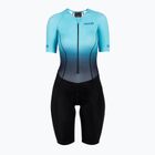 Women's Triathlon Suit HUUB Commit Long Course Suit black-blue COMWLCS
