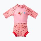 UPF 50+ children's jumpsuit Splash About Happy Nappy strawberry field