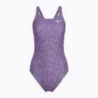 Women's one-piece swimsuit Nike Hydrastrong Multi Print Fastback space purple