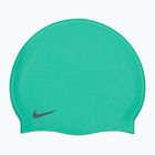 Children's swimming cap Nike Solid Silicone green shock