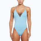 Nike Sneakerkini 2.0 Croccback women's one-piece swimsuit aquarius blue/scuba blue