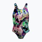 Nike Hydrastrong Multi Print Fastback rainbow children's one-piece swimsuit