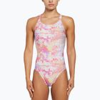 Women's one-piece swimsuit Nike Hydrastrong Multi Print Fastback warm multi